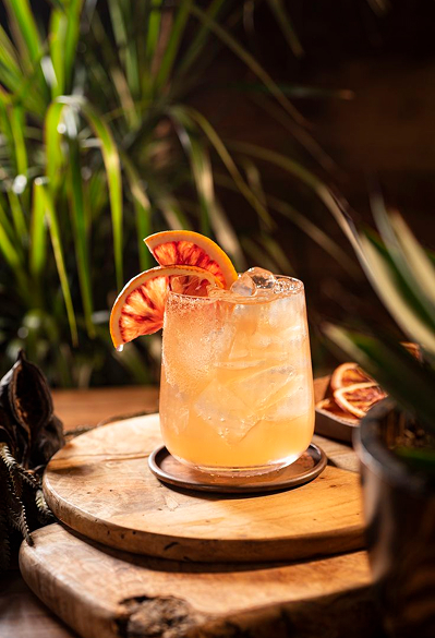 Golden Hour Martini cocktail